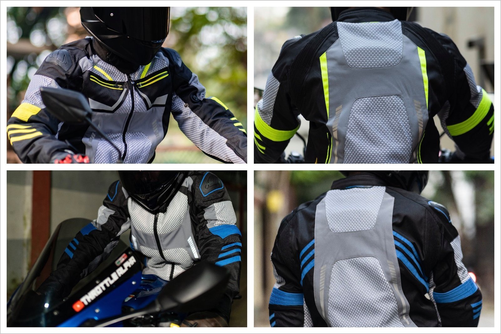 Gearx Premium Ce Certified Waterproof 3d Mesh All Season Riding Jacket!