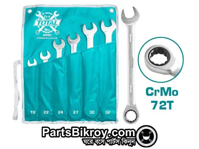 6 Pcs Ratchet Spanner Set