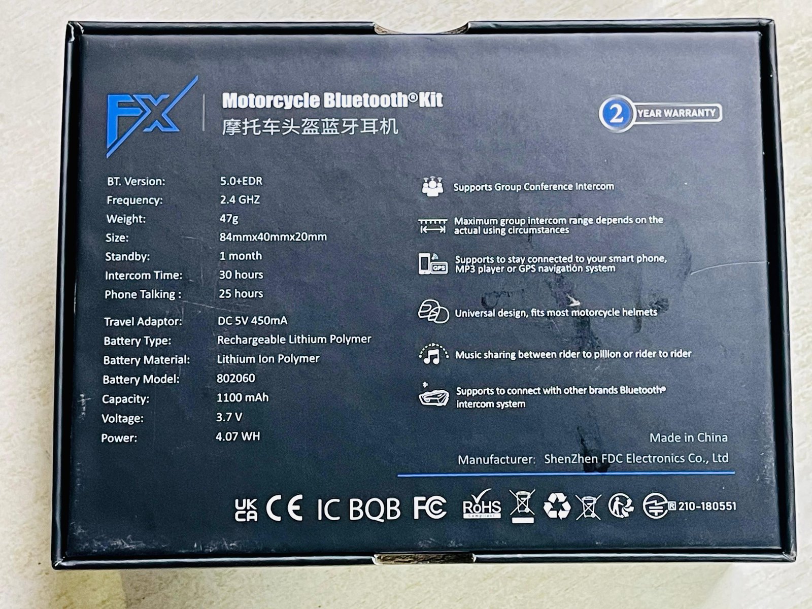 Freedconn FX Communicator angle 5