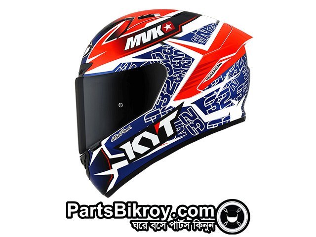KYT NX Race Carbon Balance Orange Blue